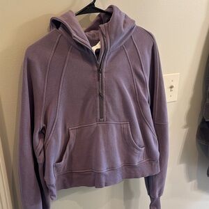 lululemon athletica Purple Cowl Neck Sweater